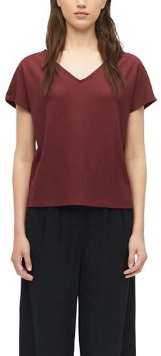s.Oliver Strukturiertes V-Neck-T-Shirt im Relaxed Fit