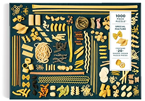 The Art of Pasta Puzzle with Shaped Pieces: 1000 Pieces