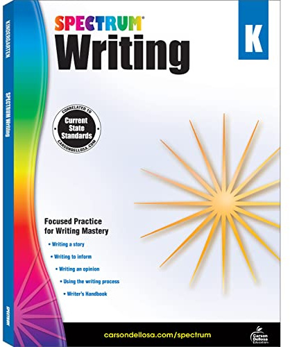 Spectrum Writing, Grade K: Volume 34