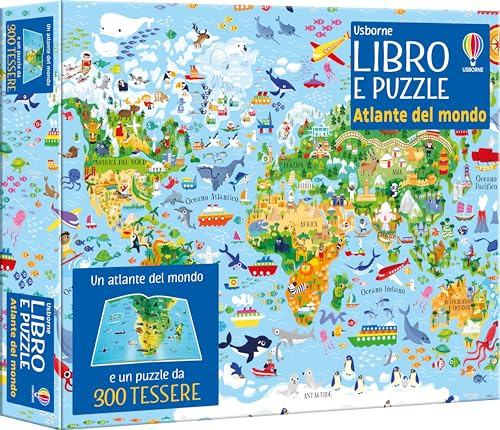 Atlante del mondo. Ediz. illustrata. Con puzzle (Libro e puzzle)
