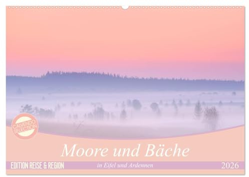 Moore und Bäche in Eifel und Ardennen (Wandkalender 2026 DIN A2 quer), CALVENDO Monatskalender: Ein fotografischer Streifzug durch die Natur: Eifel ... im Wandel der Jahreszeiten (CALVENDO Orte)