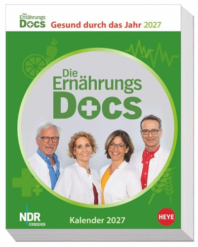 Die Ernährungs-Docs - Gesund durch das Jahr Tagesabreißkalender 2027: Die tägliche Dosis Wissen über gesunde Ernährung: Der Aufstellkalender mit wertvollen Tipps für Ihr Wohlbefinden