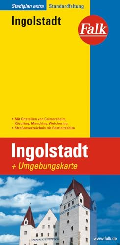 Falk Stadtplan Extra Standardfaltung Ingolstadt