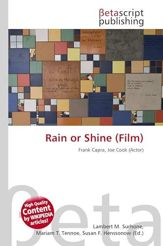 Rain or Shine (Film): Frank Capra, Joe Cook (Actor)