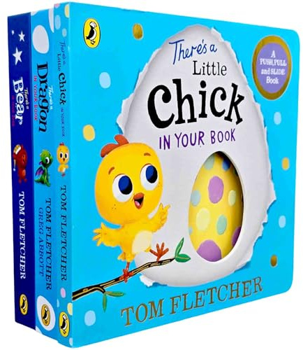 Who's In Your Book? Series 3 Picture Books Collection Set (There's a Dragon in Your Book, There's a Bear in Your Book & There’s a Little Chick In Your Book)