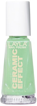 Layla Cosmetics 1243R23-056 Ceramic Effect Nagellack - grass in the wind, 1er pack (1 x 0.01 l)