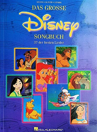 Das Grosse Disney Songbuch. Für Klavier, Gesang & Gitarre(mit Griffbildern)