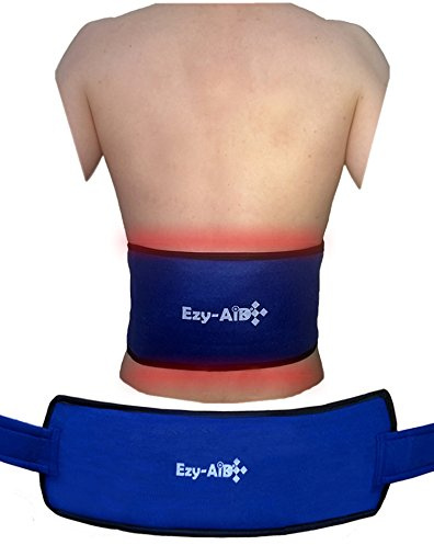 Ezy Compress Wrap for Back/Body, Use Cuff with Hot Cold Gel Ice Pack (1x Ezy-Compress Back Wrap)