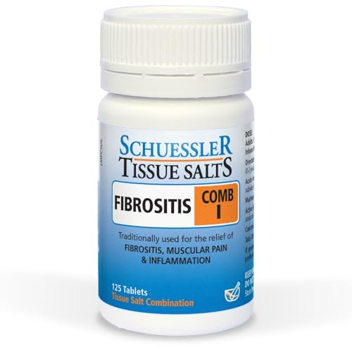 Schuessler Tissue Salts - Comb I - Fibrositis 125 Tablets