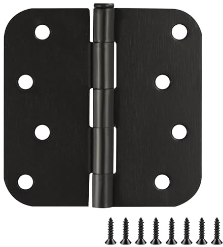 Design House 181610 Square Corner Hinge, Oil Rubbed Bronze, Pack of 3