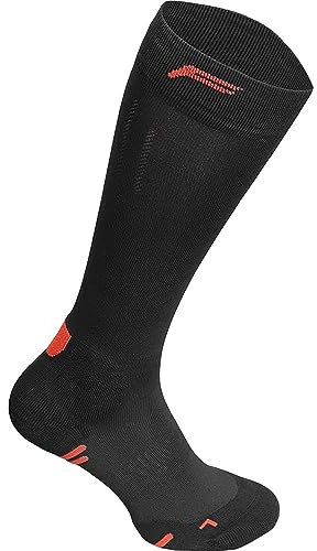 Flite Herren Ski Sa 500 Heat Socken, Schwarz, XL