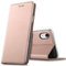 Verco iPhone XR Cover, Custodia a Libro Pelle PU per Apple iPhone XR Case Booklet Protettiva [magnetica integrata], Rosa
