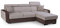 mb-moebel Ecksofa mit Schlaffunktion Eckcouch mit Bettkasten Sofa Couch mit verstellbare Kopfstütze L-Form Polsterecke Schlafsofa Gästebett - 236x165x97 cm - Pedro (Beige + Braun, Ecksofa Rechts)