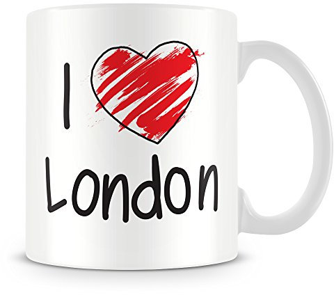 I Love London Personalised Mug - Add Photo - Customised Cup Gift
