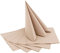 50 Stück Servietten SAND 40 x 40 cm stoffähnlich Beige zum falten formstabil Hochzeit Tischdeko Geburtstag Dinner 100% biologisch abbaubar