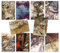 Strand Clothing Vintage Art Postkarten-Set mit 10 Postkarten, Meerjungfrauen-Märchen-Illustrationen