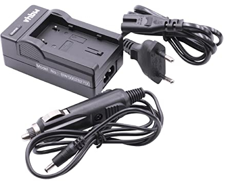 vhbw Chargeur de Batterie Compatible avec JVC BN-VF808, BN-VF808U, BN-VF815, BN-VF815U, BN-VF823, BN-VF823U caméra, DSLR, Action-cam