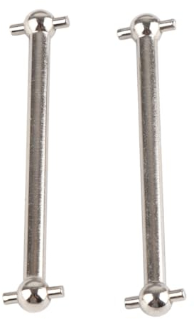 VGEBY RC Auto Hintere Antriebswelle, 2PCS RC Metall Hintere Dogbones Antriebswelle für 16889 1/16 RC Auto Ersatzteile Upgrade M16106
