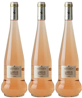 Côtes de Provence Cuvée Lampe de Méduse Rosé 2020 - Château Sainte-Roseline - Vin AOC Rosé de Provence - Alpes - Côtes d'Azur - Lot de 3x75cl - Cépages Cinsault, Grenache