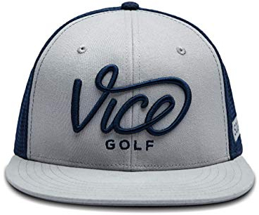 Vice Golf Unisex Squad Cap Mütze, Marineblau/grau, M
