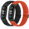 enkic Elastisch Armband Kompatibel mit Xiaomi Mi Band 7/Mi Band 6/Mi Band 5/Mi Band 4/Mi Band 3/Amazfit Band 5 Armband, Verstellbares Ersatzarmbänder Nylon Loop Sport Uhrenarmband für Damen Herren