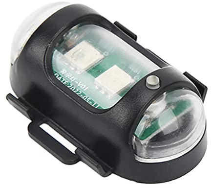 Drone Signal Light und Anti-Kollisionslicht mit 3 Modi - Universell für Drohnen, Fahrräder und Motorräder - USB Typ C Ladeanschluss