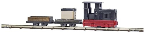 Busch Feldbahn 12016 H0f Feldbahn Start-Set Gütertransport für Hobbyisten, Modellbahn-Enthusiasten - Unisex - Divers - UHF - All Ages - Zwecke für Gütertransport