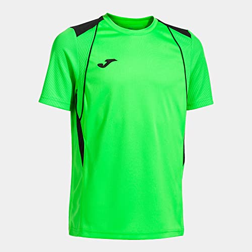 Joma Maglia a Manica Corta Uomo Championship VII Verde Fluorescente Nero