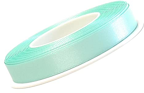 s.dekoda Satinband 25m x 10mm Mintgrün - Pastell Schleifenband Dekoband Satin