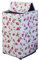 Odot Housse de Protection pour Machine à Laver Chargement par Le Haut, Couvre-Machine Protecteur Anti-Poussière Couverture pour Machine Lave-Linge et Sèche-Linge (Tulipe,Capacité L ~ 12KG)