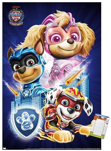 Trends International Paw Patrol – The Mighty Movie – Gruppen-Wandposter