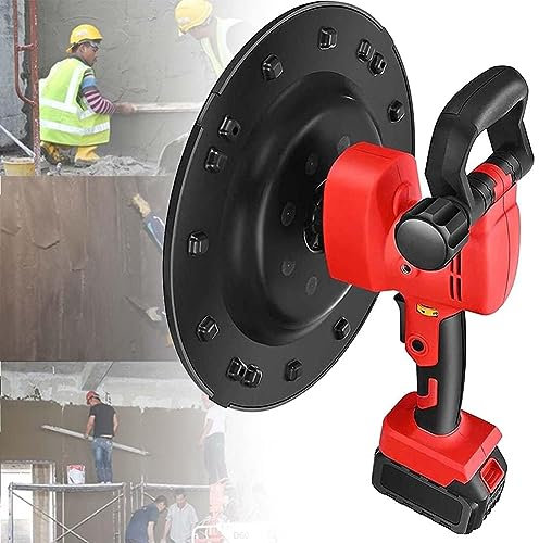 OPSREY Electric Wall Smoothing Machine, 1680W Cordless Polishing Machine, Concrete Trowel, Cement Surface Wall Plastering Machine, Electric Plaster Mortar Cement Putty Trowel 1battery