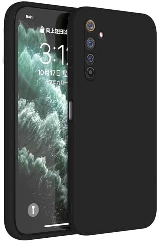 Topme Handyhülle Hülle Fur Realme 6 Pro (6.6 Inches) Case Schutzhülle, Hautschutz Aus TPU Silikonhülle - Schwarz