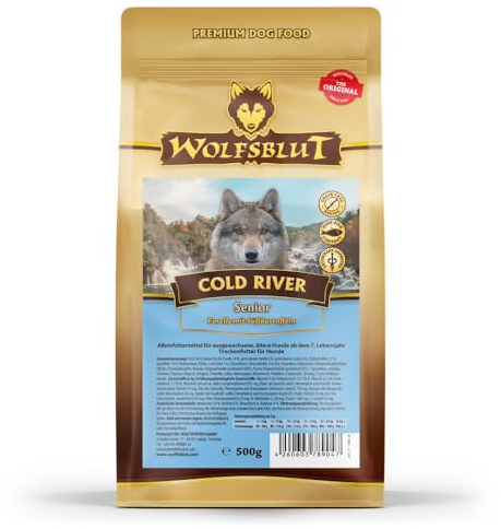 Wolfsblut Cold River Senior Hundefutter mit Forelle und Süßkartoffeln für Senioren ab 7 Jahren