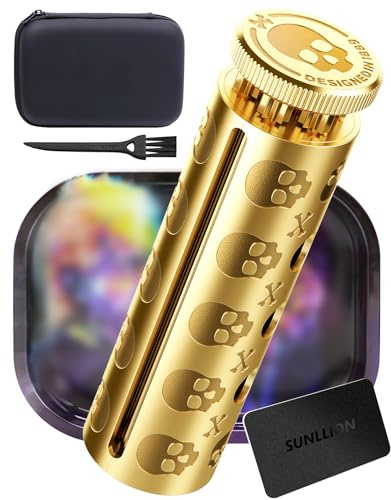 The Za Roller, Za Wheel Roller, 2024 New Pure Copper Joint Roller Machine, Solid Brass Roller, Use with 70mm Papers, Elegant and Luxurious Tobacco Roller for Men and Women