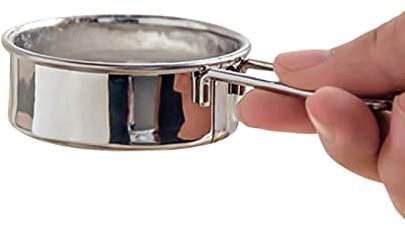 UNbit Mesh Strainer, Sieve Fine Mesh Flour Sifter Shaker Sugar Cocoa Matcha Powder Flour Shaker Hand-Held Stainless Steel Flour Sieve Strainer Sifter