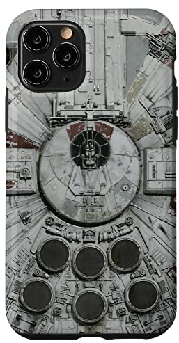 Hülle für iPhone 11 Pro Star Wars Millennium Falcon Close Up Grey