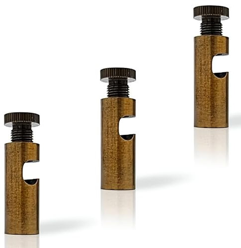 DC VOLTAGE Deckenkabelhalterungshaken Pack für Swag Anhänger und Kronleuchter Beleuchtung Minimalistische Cord Keeper Swag Haken für Decke und Wand Moderne Deckenhaken für Swag Light Easy Fit, 3 Stück