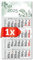 PRIMUS PRINT 4-Monats Einblockkalender 2025 - Wandkalender - Monatskalender mit Schieber - Blockkalender - inklusive Feiertagen - verschiedene Motive, verschiedene Sets - [ 1 x Eukalyptus ]