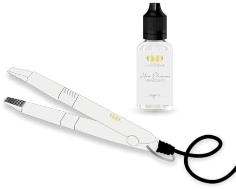 UV Haarverlängerung Remover Set | UV Hairextensions Remover & Wärmezange