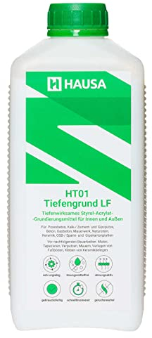 Hausa Tiefgrund 1 Liter LF Haftgrund Universalgrundierung für Innen- und Außen gebrauchsfertig für 10m²