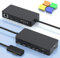 Microsoft Surface Dock with Triple Displays Dual HDMI+VGA, 12 in 1 Surface Docking Station for Surface Pro 11/10/9/8/X/7/6/5/4/3, Surface Laptop 5/4/3/2/1, Surface Laptop Go 3/2/1