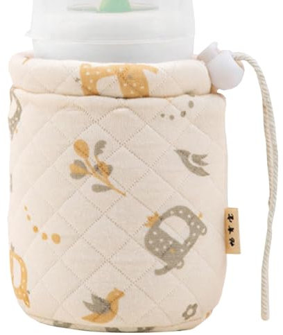 Sghtil Baby Bottle Insulated Cover | Milk Bottle Warmer Sleeve,Baby Insulated Water Bottle Cover Bottle Bag Case with Retraction Rope for Outdoor Hiking
