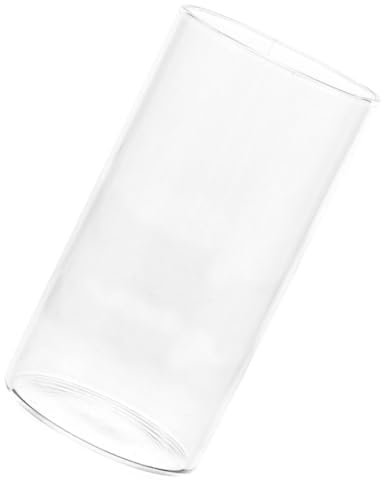 Amosfun Kerzenbecher Aus Glas Kerzenwärmerlampe Halter Modern Schwimmende Kerzen Glockenspiel Kerzen Votiv- Vase Wachswärmer Heimdekoration Amethyst Spitzkerzen Leuchter Transparent
