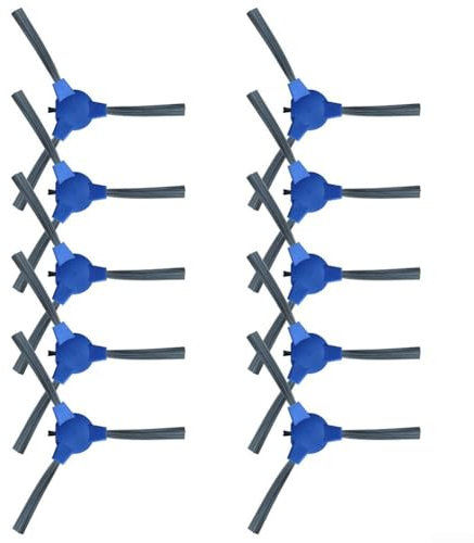 Enlève efficacement la poussière et les débris 10 brosses latérales pour aspirateur robot Laresar Grande 1
