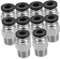 Alipis 10Pcs Precision Pneumatic Push Fittings for Printers PTFE Tube Connectors Straight Pneumatic Connectors Compatible with Ed Ender Easy Installation Design