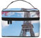 YFSGDLBN Trousse per cosmetici in stile vintage con stampa della Torre Eiffel di Parigi