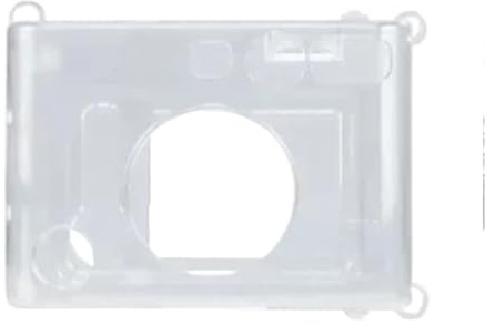 PNMNZTPAP Clear Case Fit For Fujifilm Instax Mini EVO Instant Film Camera Crystal Hard Shell Cover With Removable Shoulder Strap Camera bag