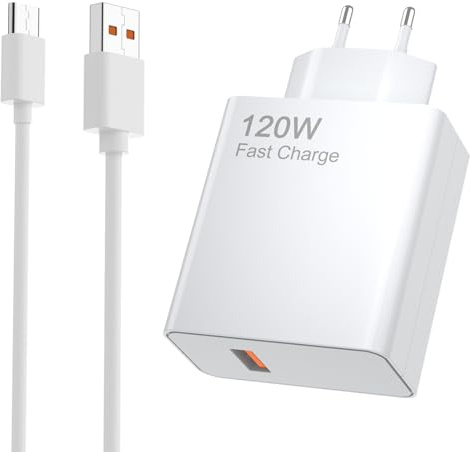 120W USB Netzteil Ladekabel Kompatibel für Xiaomi mit 1M USB C Kabel | für Xiaomi 15 15 Ultra 14T pro/Ultra 13T 12T 11T Pro, Turbo Schnellladegerät Ladegerät für Redmi Note 14 13 12 Poco X7 X6