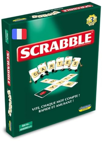 Scrabble-Karten 3 Spiele in 1 MEGABLEU